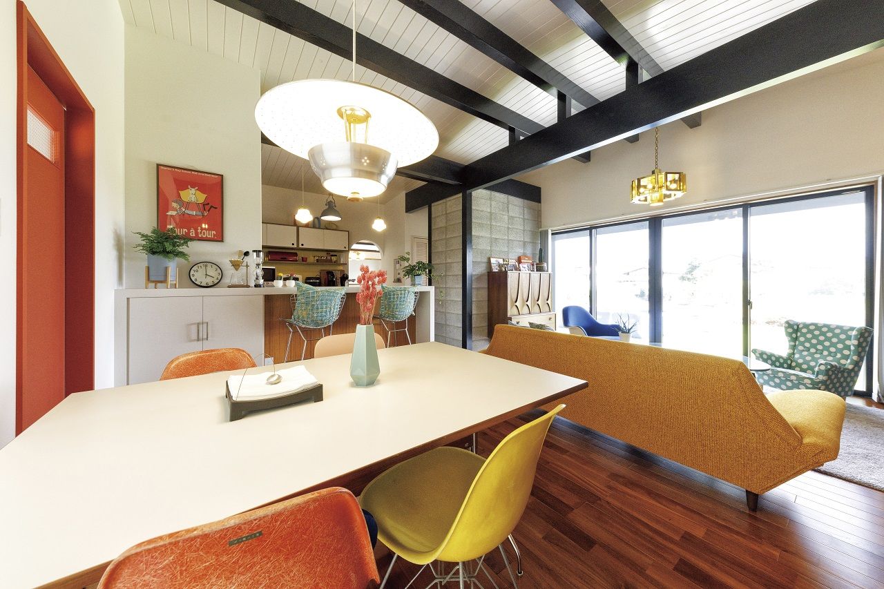 あいホーム。石塚工務店 【2500～2999万円台】50's アメリカの香りに心ときめくミッドセンチュリーが似合う家 の建築実例画像4