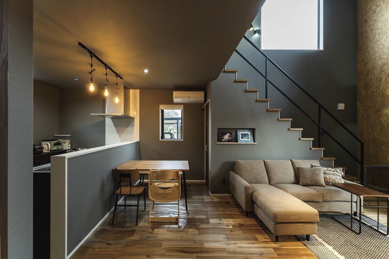 あいホーム。石塚工務店 【1500～1999万円台】全方位がカッコイイ、こだわり空間。素材感が引き立つデザインもカギの建築実例画像9