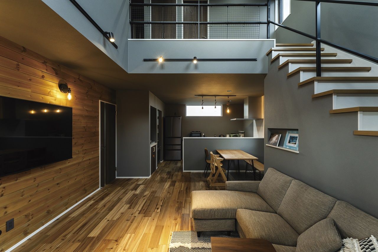 あいホーム。石塚工務店 【1500～1999万円台】全方位がカッコイイ、こだわり空間。素材感が引き立つデザインもカギの建築実例画像10