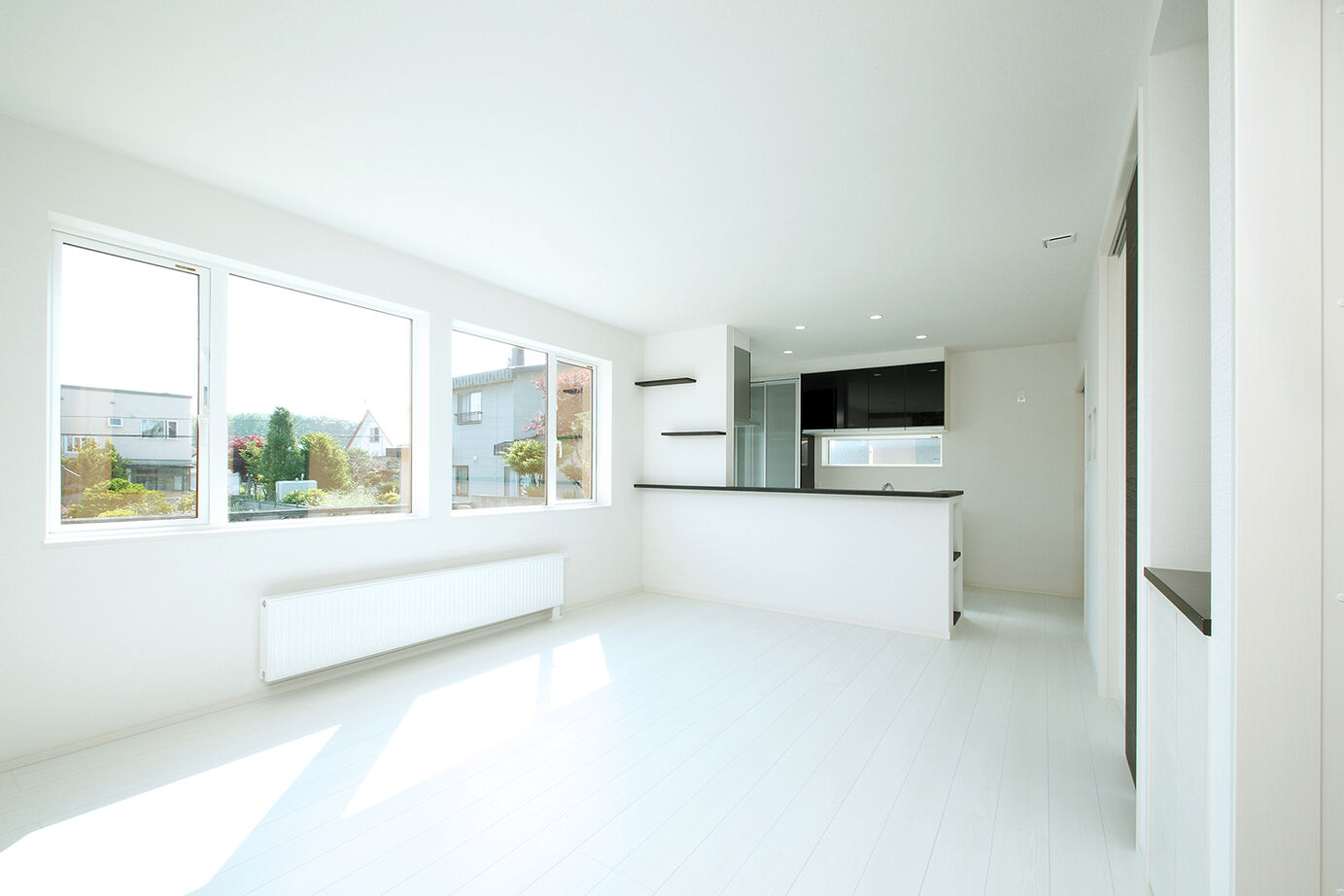 橋本建設 【北広島市／1000万円台／間取り図あり】安心して長く住み続けられる家を目指して、長期優良住宅基準で建築の建築実例画像2