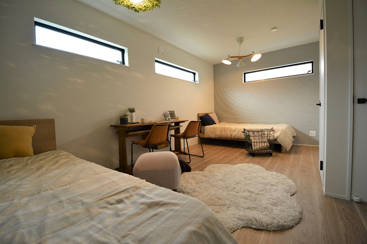 グランディルホーム 【1000万円台×大阪市×30坪×土地探し×2階リビング×間取り有】バルコニーから望む青空に癒される住まいの建築実例画像7