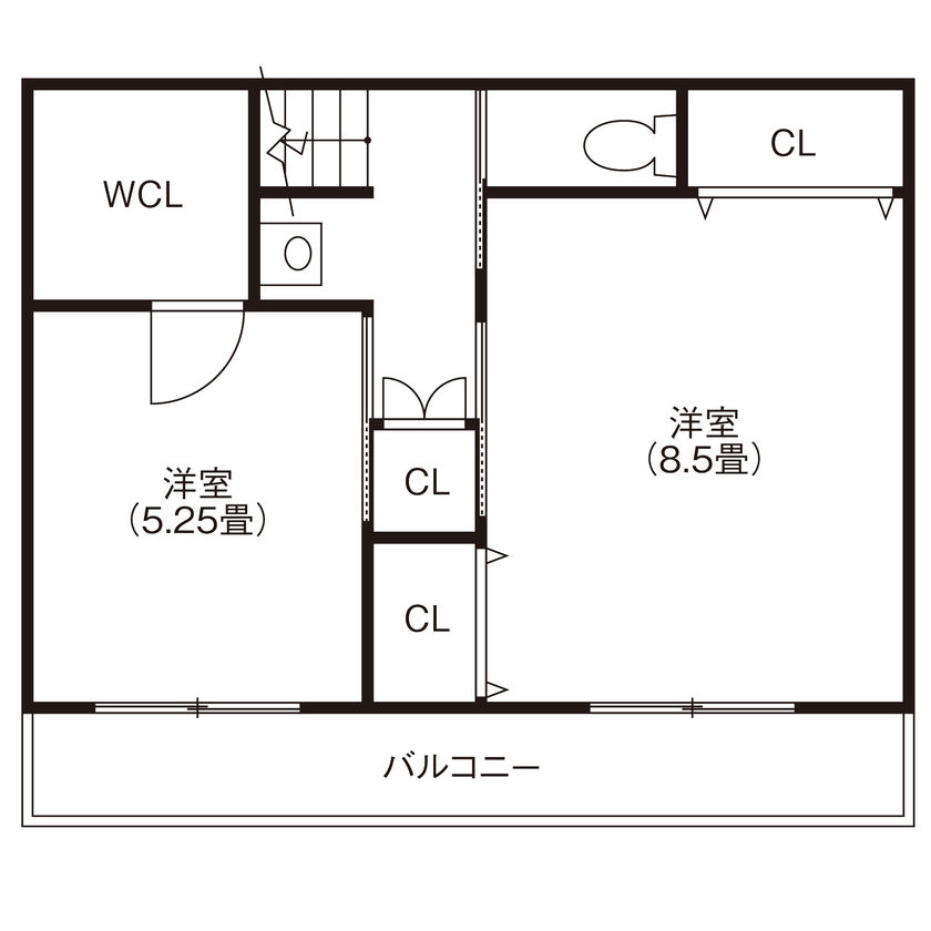 グランディルホーム 【1920万円×約18坪の狭小地×インナーガレージ】友人が多く集う家は、隠せる収納でいつもすっきりの間取り図（3LDK＋S）3階