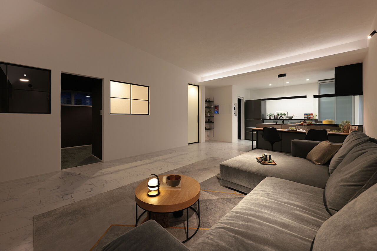 渋沢 【２階リビング｜スマートライフ｜天然素材】天然素材に囲まれた、ちょっとミライの暮らしの建築実例画像3