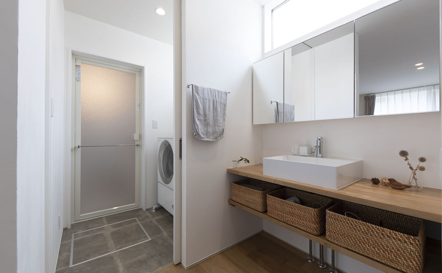 ハウスクラフト 【平屋/間取り図/1000万円台】夫婦2人暮らし。20坪台でも面積以上の開放感!シンプルでコンパクトな平屋実例の建築実例画像14