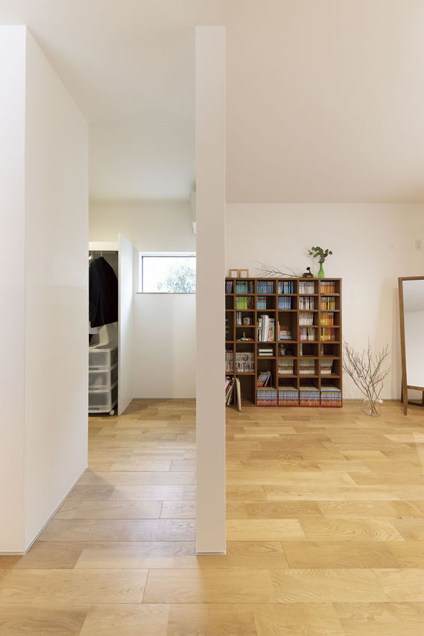 ハウスクラフト 【平屋/間取り図/1000万円台】夫婦2人暮らし。20坪台でも面積以上の開放感!シンプルでコンパクトな平屋実例の建築実例画像15