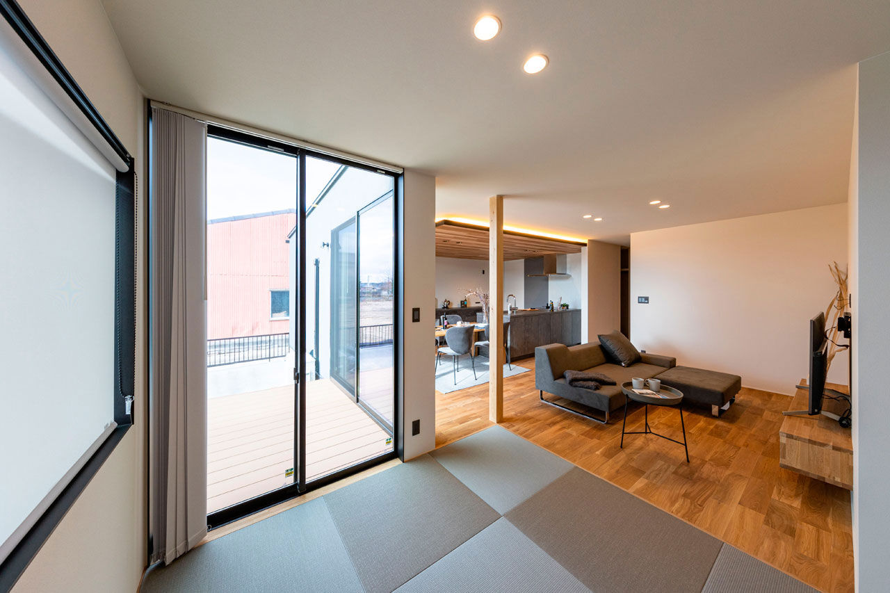 ハウスクラフト 【平屋/タタミコーナー/29坪】ゆとりに満ちたLDKとたっぷり収納、回遊動線が叶った、機能美あふれる平屋の建築実例画像5