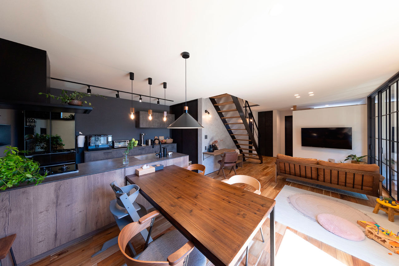 ハウスクラフト 【土間の趣味室/音楽室/31坪】釣り道具の手入れやギター演奏も！趣味に夢中になれる、居場所のある家の建築実例画像2