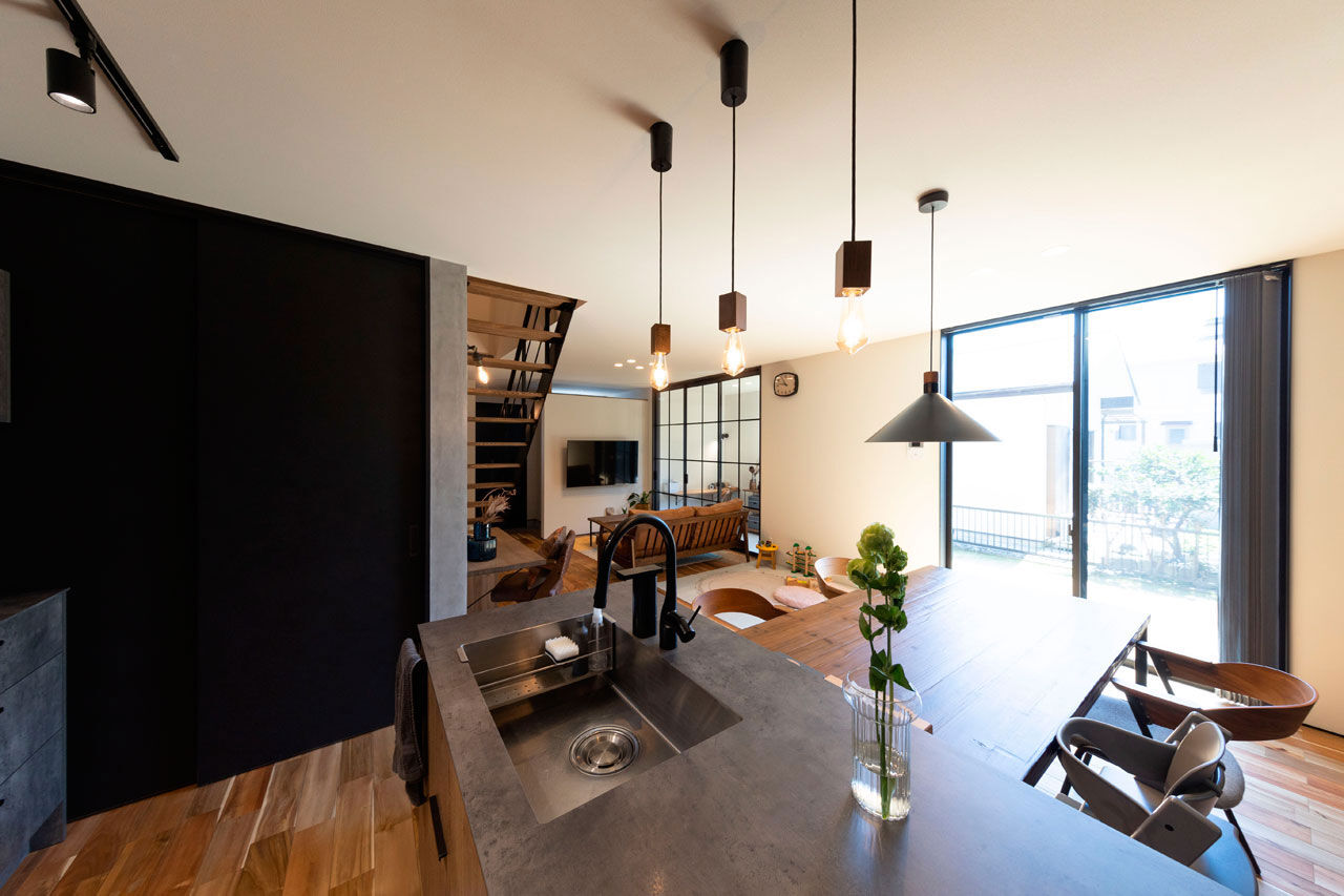 ハウスクラフト 【土間の趣味室/音楽室/31坪】釣り道具の手入れやギター演奏も！趣味に夢中になれる、居場所のある家の建築実例画像4