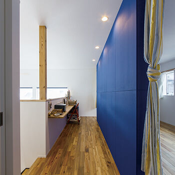 ハウスクラフト 【間取り図】大空間の吹抜けで光と風を感じるおしゃれな2階建て!自然素材の心地よさで暮らしをより豊かにの建築実例画像7