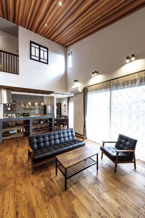 リバティーホーム ココチヨイ家 【2000万円台/3LDK/間取り付】無垢の床。家族がゆったり過ごせる広々リビング×カフェテイストと趣味の部屋の建築実例画像5