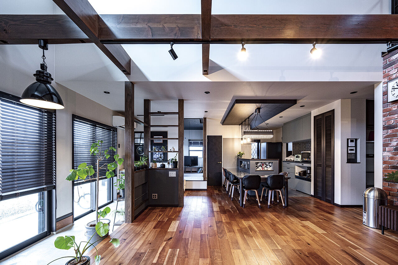 リバティーホーム ココチヨイ家 ビルトインガレージｘロマンｘ大空間の建築実例画像5