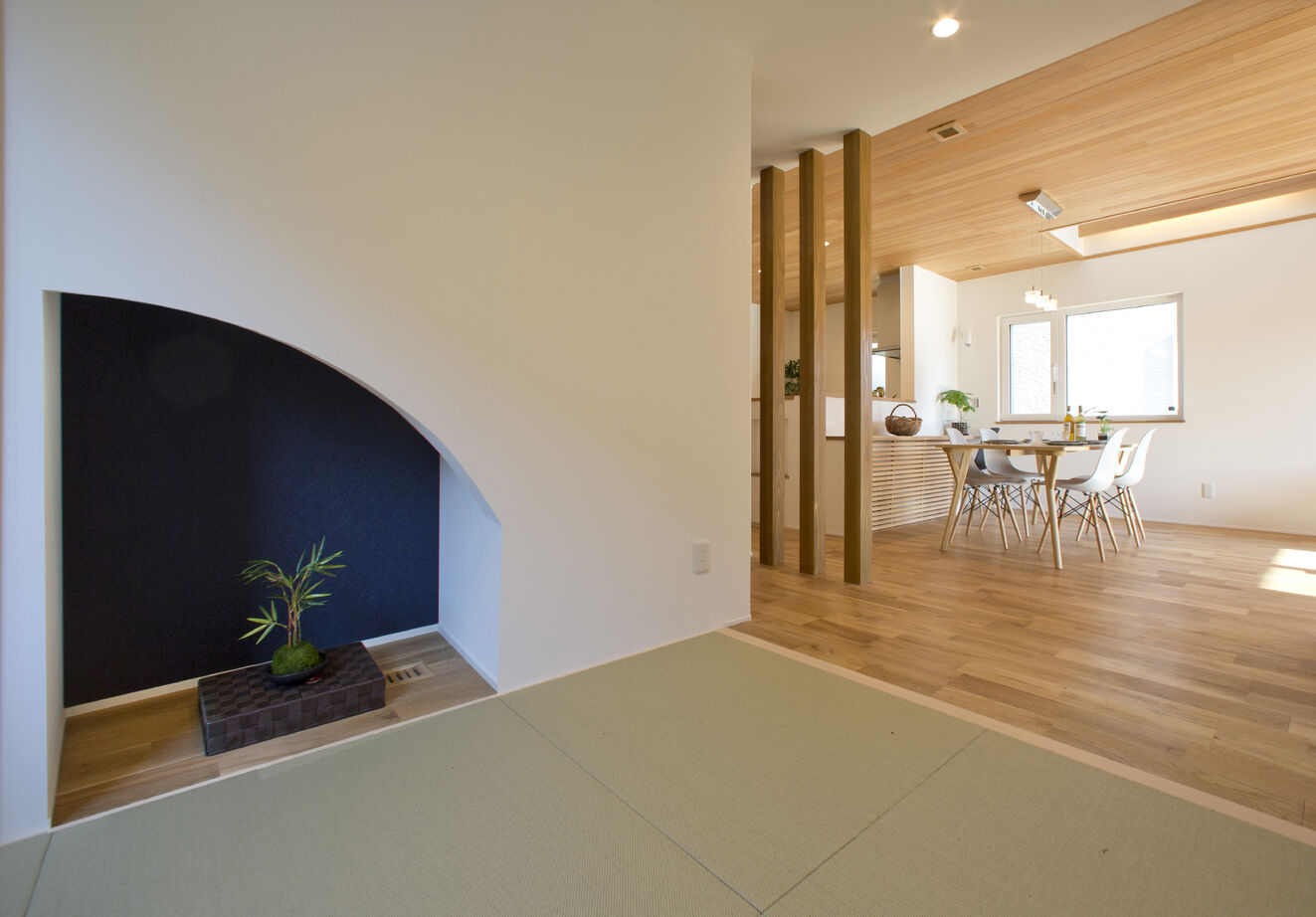 タキナミ 【間取り図有】リラックスできる和モダンの落ち着いた住まいの建築実例画像4