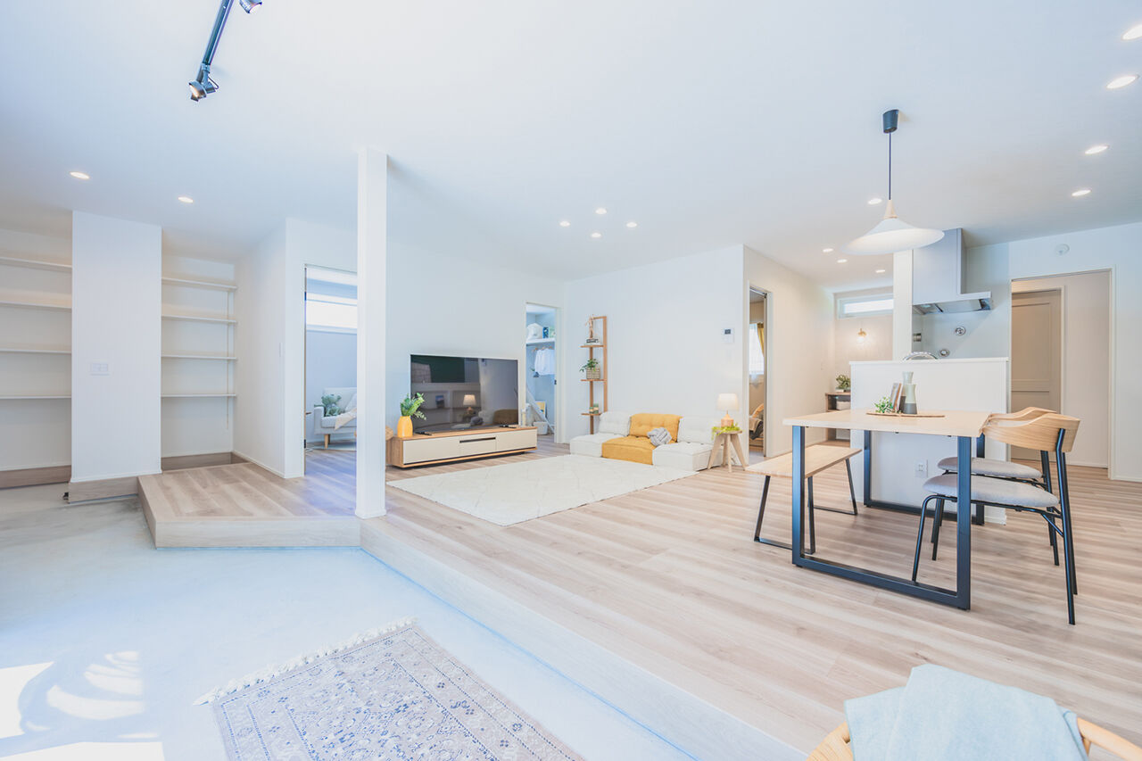 オーリック建設（旧：永代ハウス） 【平屋/土間リビング/回遊型家事動線】収納にも決して妥協しない！28.8坪・３LDKのコンパクトな平屋の建築実例画像5