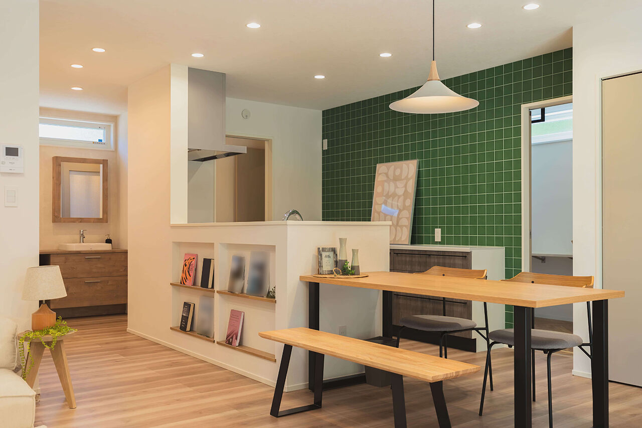 オーリック建設（旧：永代ハウス） 【平屋/土間リビング/回遊型家事動線】収納にも決して妥協しない！28.8坪・３LDKのコンパクトな平屋の建築実例画像7