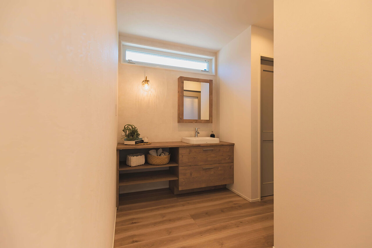 オーリック建設（旧：永代ハウス） 【平屋/土間リビング/回遊型家事動線】収納にも決して妥協しない！28.8坪・３LDKのコンパクトな平屋の建築実例画像8