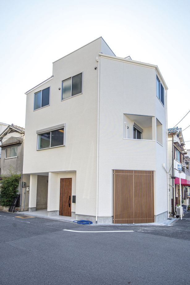 和光ホームズ 注文事業部 【大阪市/狭小/3階建て】土地15坪で叶えた屋上バルコニーがある開放的な暮らしの建築実例画像2