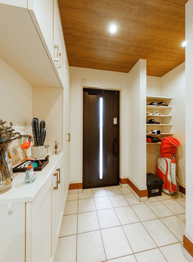 Rico Life. 久喜店 【1760万円│33坪│平屋│間取り図あり】ウッドデッキと天井の高い開放的なLDK！太陽光発電搭載の平屋住宅の建築実例画像10