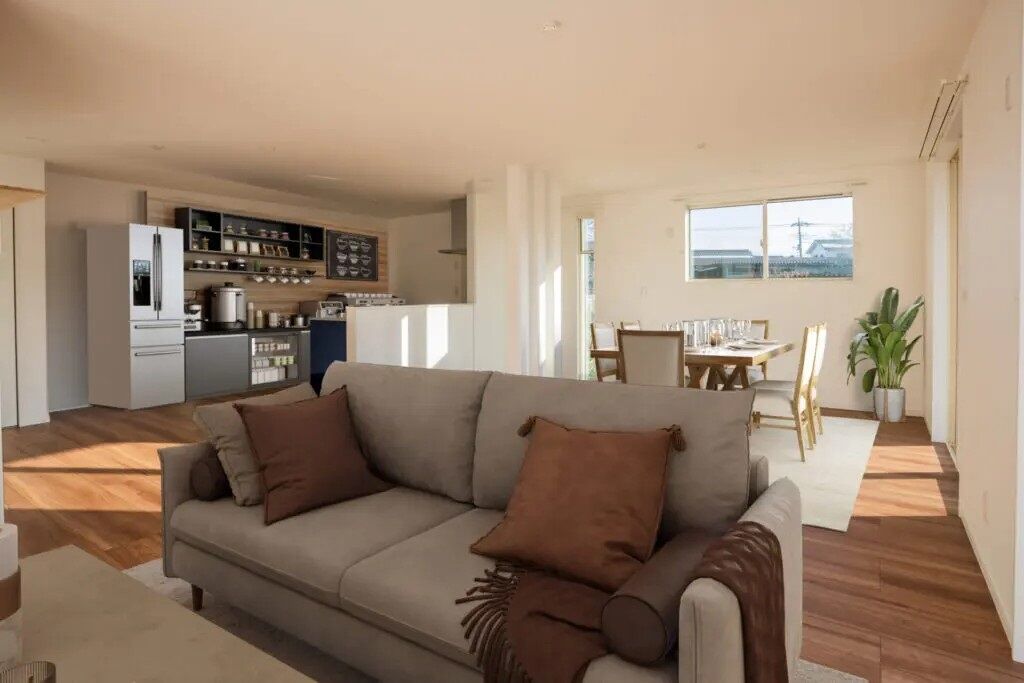 Rico Life. 久喜店 【35坪台｜平屋｜間取り図あり】快適な平屋暮らしが叶うモダンな住まい。納得のコストで広々LDKを実現の建築実例画像5