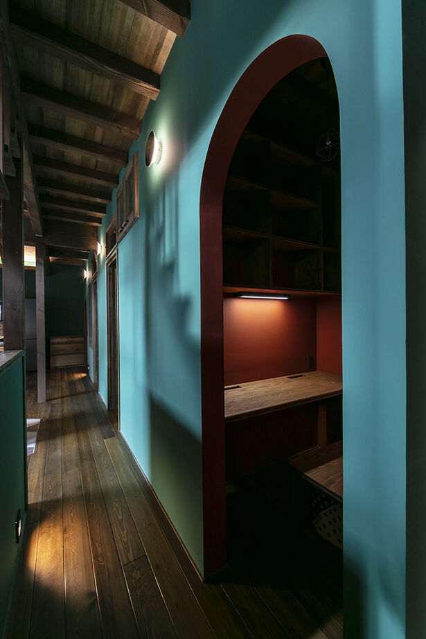 渡部製作所 【3000万円台/間取図/日高町/無垢材/平屋】おおらかな自然に抱かれた、薪ストーブと珈琲を愉しむ平屋の建築実例画像14