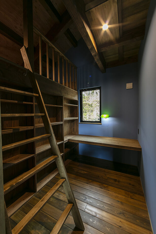 渡部製作所 【3000万円台/間取図/日高町/無垢材/平屋】おおらかな自然に抱かれた、薪ストーブと珈琲を愉しむ平屋の建築実例画像15