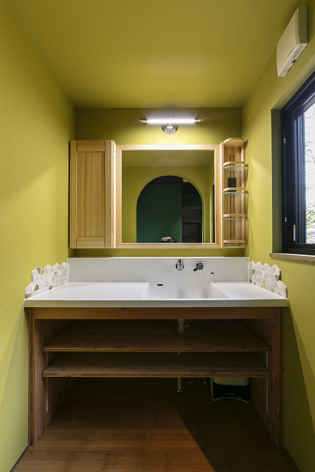 渡部製作所 【3000万円台/間取図/日高町/無垢材/平屋】おおらかな自然に抱かれた、薪ストーブと珈琲を愉しむ平屋の建築実例画像19