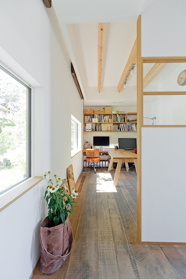 一級建築士事務所　フクダ・ロングライフデザイン 【池田市/パッシブデザイン/床下冷暖房/SE構法/オシャレ/間取り有】庭と一体化した造園家の住まい。の建築実例画像8