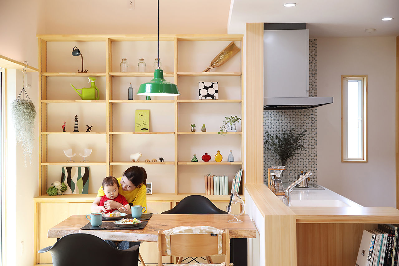 フィデア 【間取図有｜2000～2499万円｜ガレージ｜本棚】子育ても車も読書も楽しい、こだわりのガレージハウスの建築実例画像4