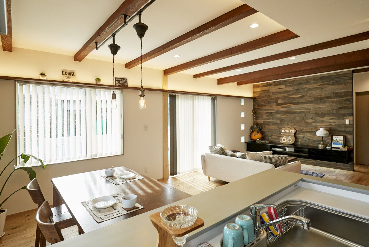 フィデア 【間取図有｜2217万円｜ガレージハウス｜造作家具】「変形土地＋設計力」見事な予算管理で実現した家の建築実例画像5