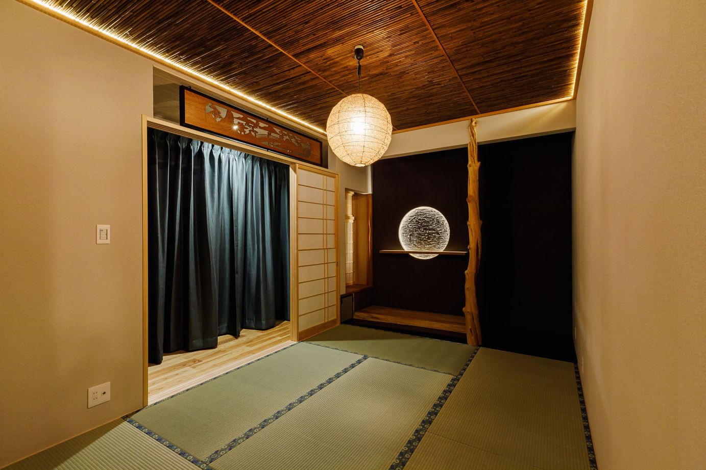 はだしの家． 【兵庫県姫路市/高性能住宅/2階建て】考え抜いたデザインと間取り　和モダン×高性能の邸宅の建築実例画像7