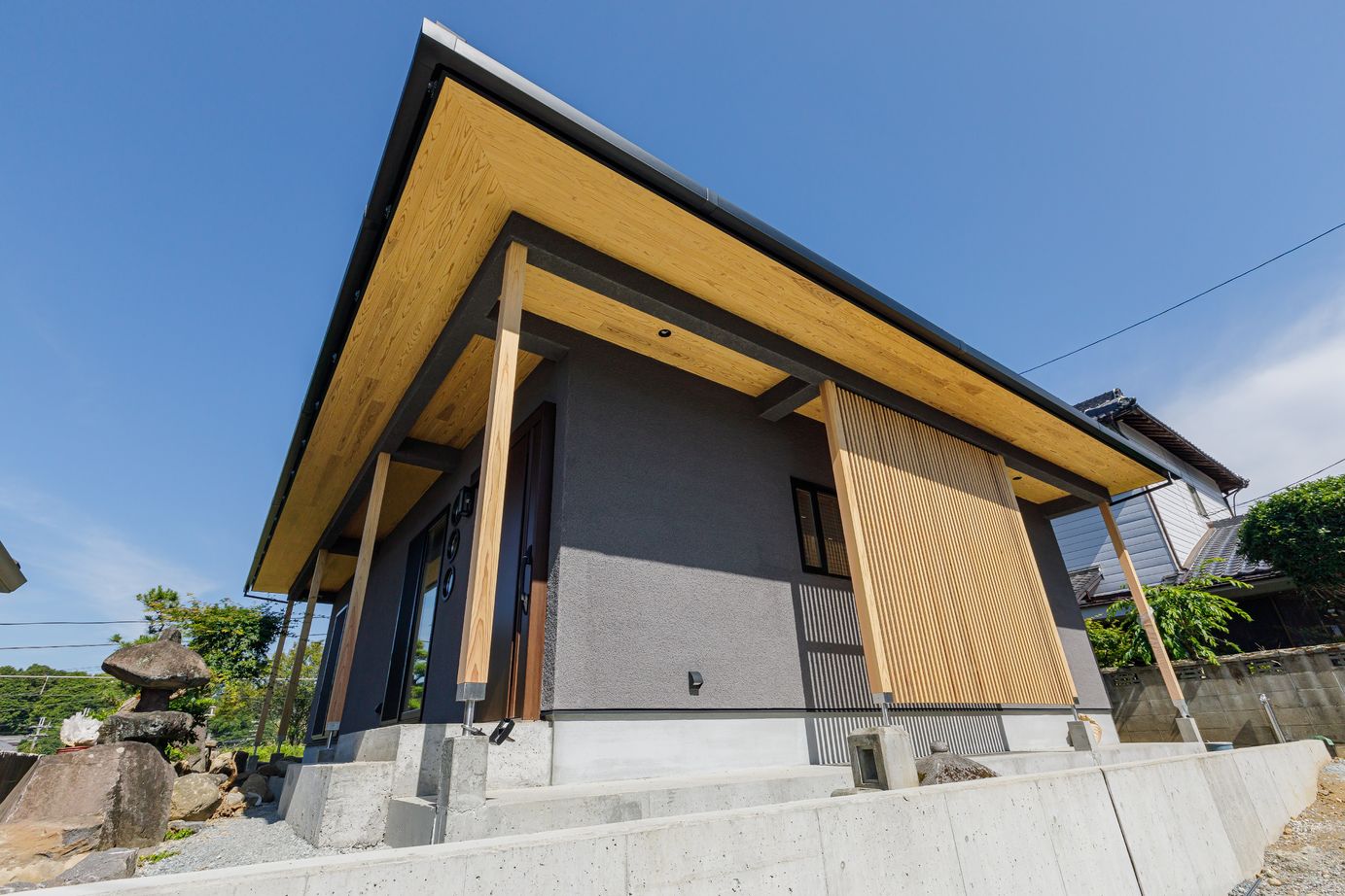 はだしの家． 【兵庫県姫路市/高性能住宅/2階建て】考え抜いたデザインと間取り　和モダン×高性能の邸宅の建築実例画像9