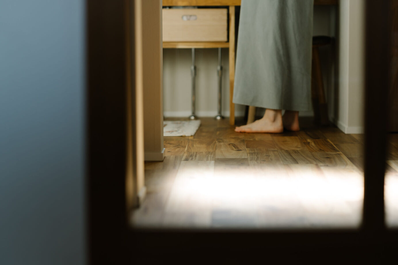 はだしの家． 【太子町／33.5坪／家事ラク動線×1階完結型】織樹の家－木々の鼓動と暮らすの建築実例画像5