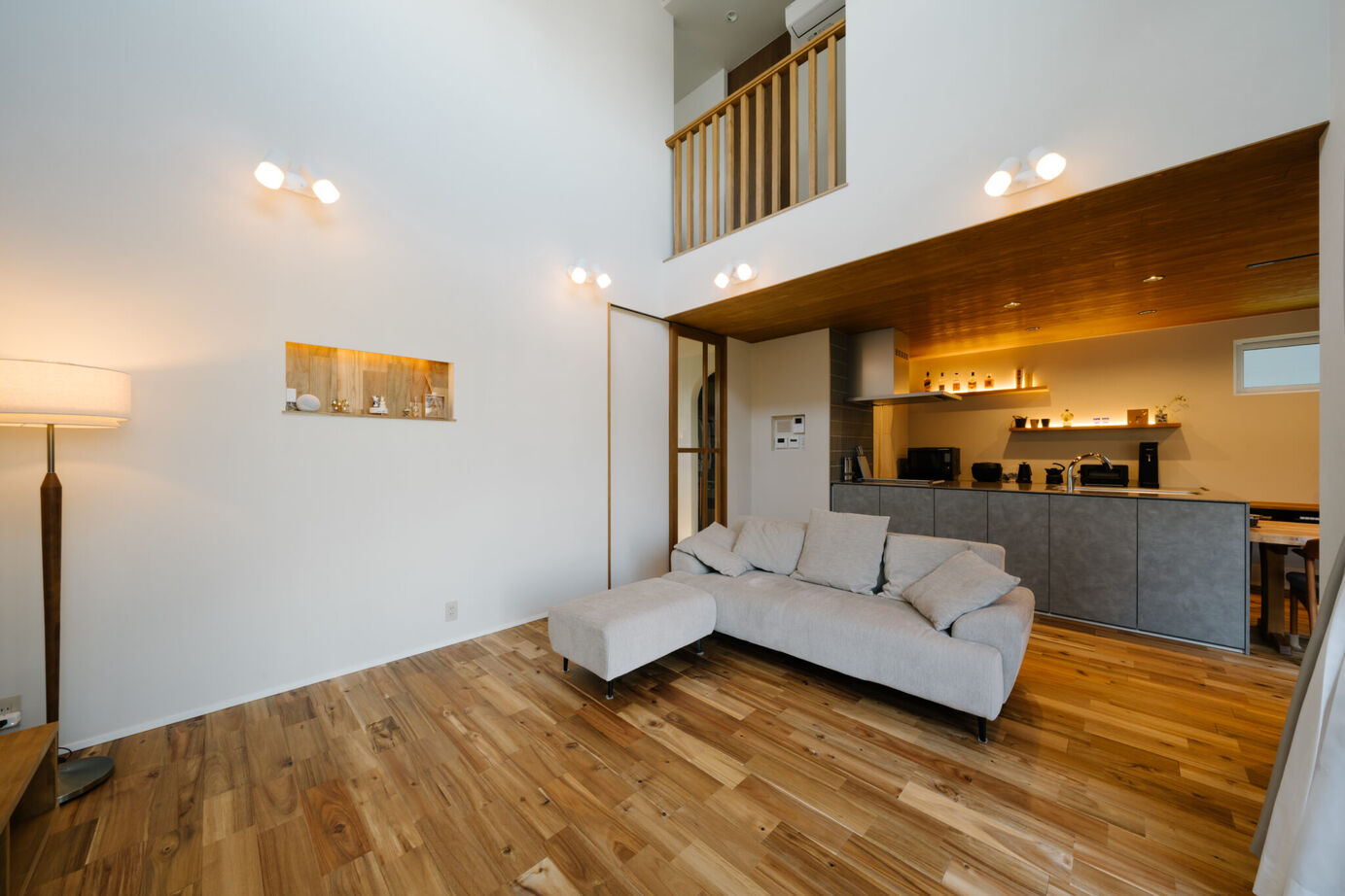 はだしの家． 【太子町／33.5坪／家事ラク動線×1階完結型】織樹の家－木々の鼓動と暮らすの建築実例画像6