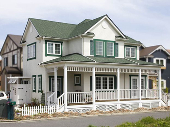 セルコホーム 【30坪台|吹き抜け】縦の広がりを感じる空間が開放的。ガーデニングやDIYを満喫できるウッドデッキのある家の建築実例画像1