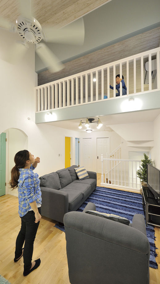 セルコホーム 【40坪台|間取り|ビルトインガレージ】明るさとプライバシーを確保した2階LDK。趣味を楽しむガレージハウスの建築実例画像5