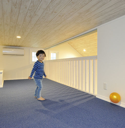 セルコホーム 【40坪台|間取り|ビルトインガレージ】明るさとプライバシーを確保した2階LDK。趣味を楽しむガレージハウスの建築実例画像6