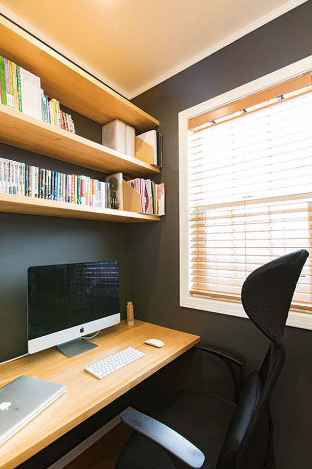 セルコホーム 【30坪台|間取り|書斎】個性ある内装が感性を育む暮らしを楽しめる。重厚なジョージアンスタイルの住まいの建築実例画像14