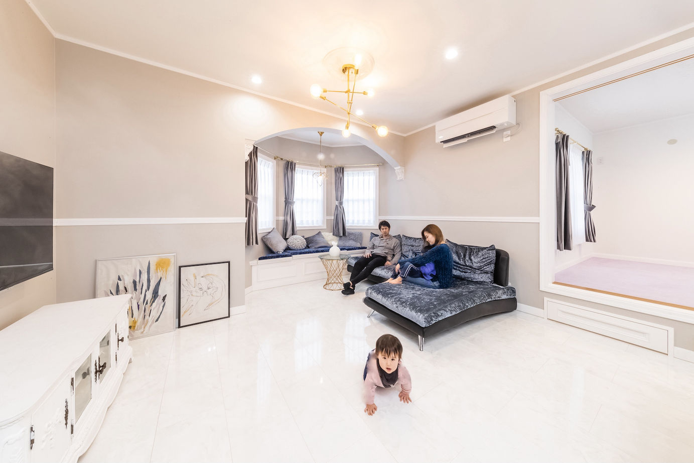 セルコホーム 【30坪台/クィーン・アンスタイル】カナダ輸入住宅で理想を追求、ステキと快適が同居するわが家にの建築実例画像2