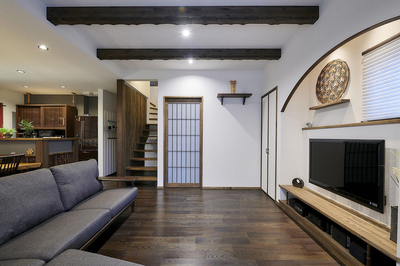 ポウハウス一級建築士事務所（ポラスグループ） 【2360万円/30坪台】ぬくもりある自然素材や和の建具にこだわった、憧れの和モダンな住まいの建築実例画像5