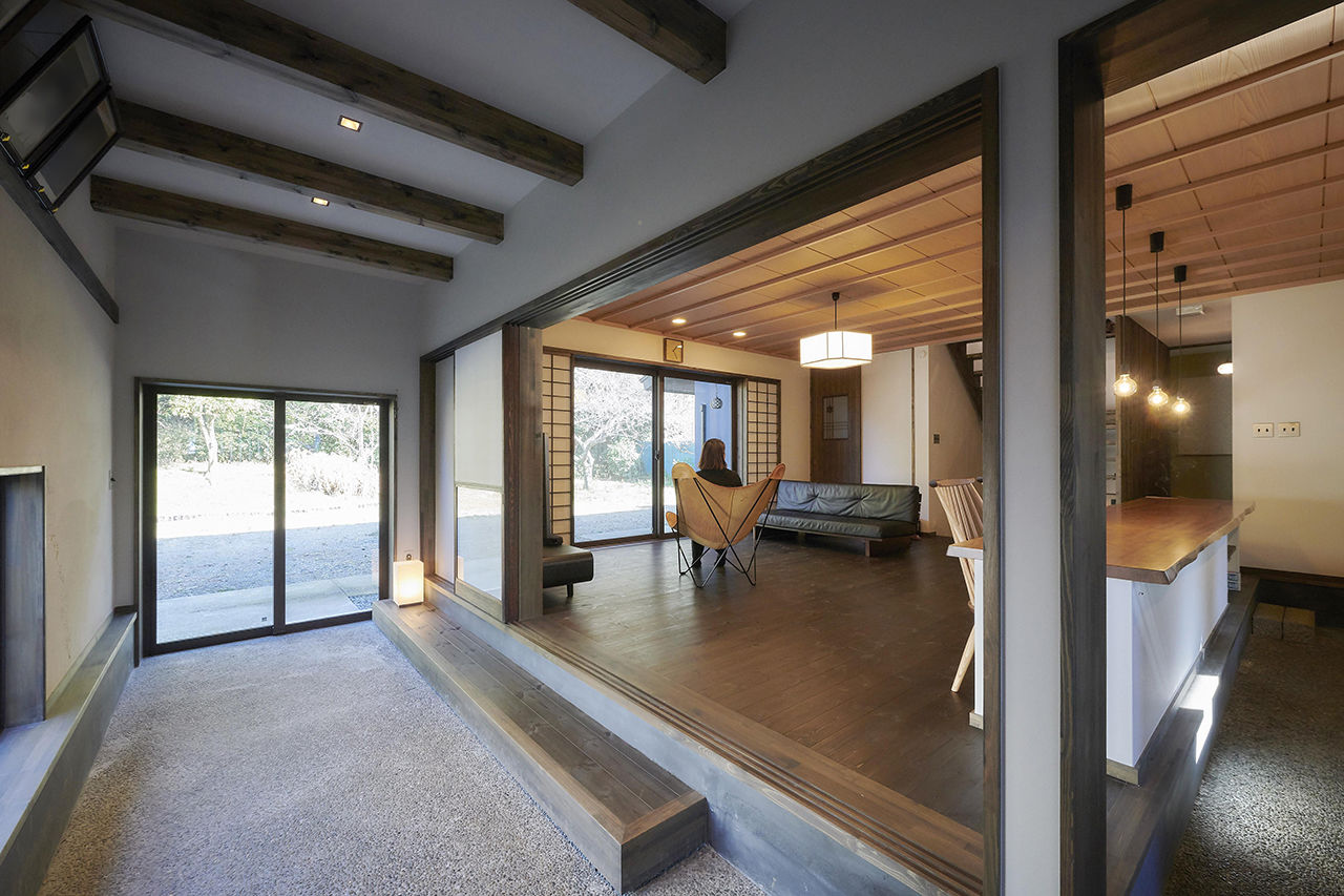 ポウハウス一級建築士事務所（ポラスグループ） 【デザインアワード受賞/和モダン/間取り図有】和の様式美に、現在の感性をプラス。海外ゲストも喜ぶ別邸の建築実例画像3