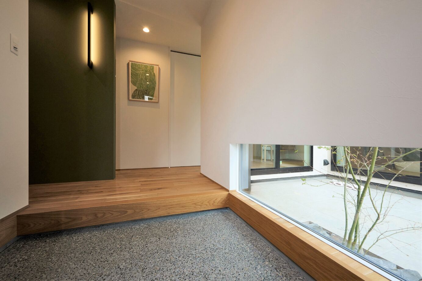 ポウハウス一級建築士事務所（ポラスグループ） 【ダウンフロアリビング/テラス/間取り図有】和の要素を取り入れた居心地のいい平屋の住まいの建築実例画像10