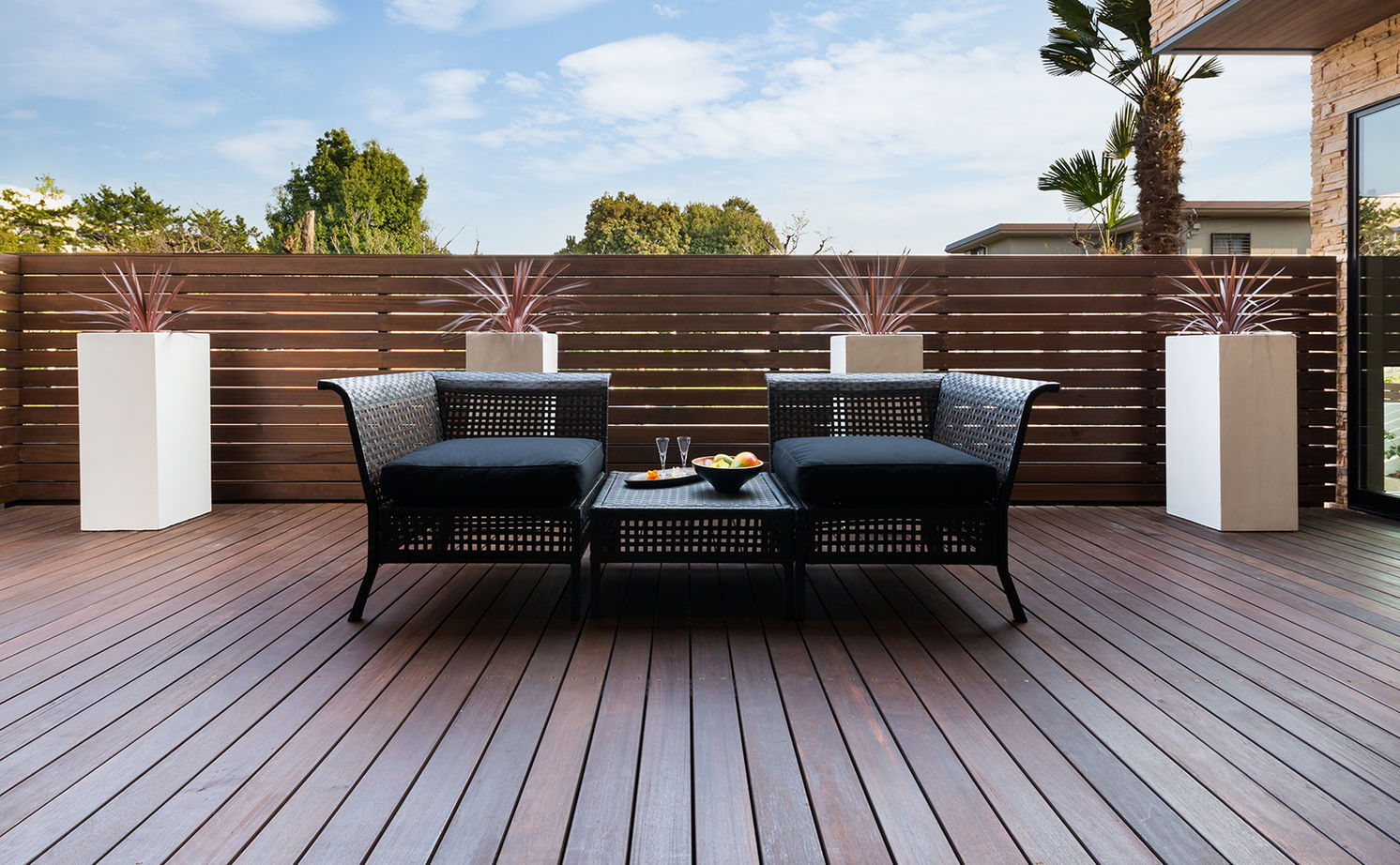 モレスの家 [芦屋×ホテルライク]南国・バリ島をコンセプトに リビングとウッドデッキがひと続きになったリゾートハウスの建築実例画像14