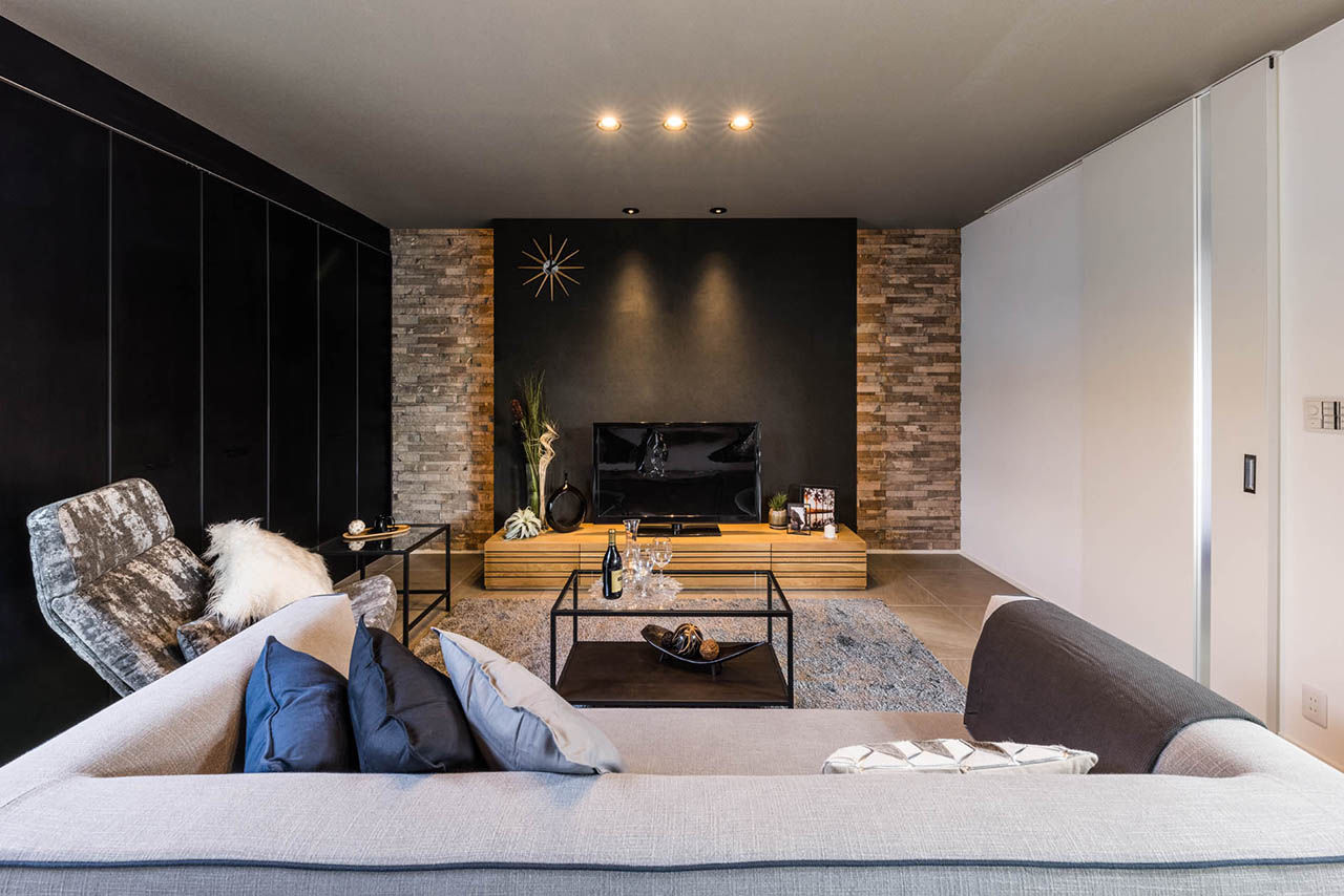 モレスの家 ［芦屋市×4000万円台］水面が揺らぎ、きらめく。リゾート感覚あふれる水盤のある家の建築実例画像7