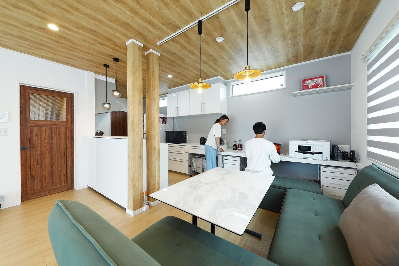 石井工務店 木目調のデザインで自然を感じる平屋の住まいの建築実例画像5