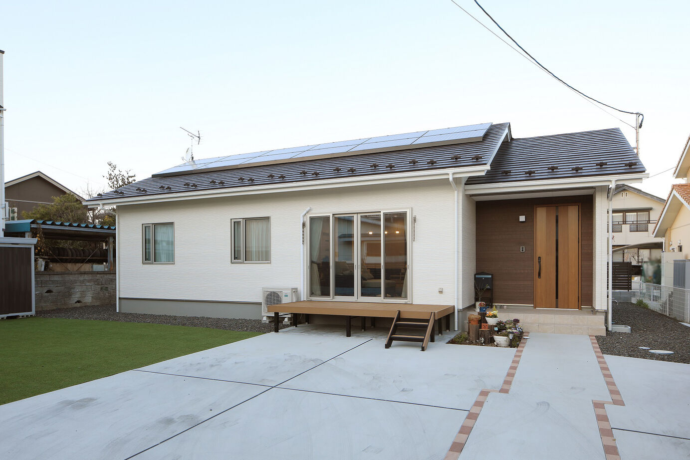 石井工務店 家事ラク動線が嬉しい、子育てしやすいコンパクトな平屋の建築実例画像