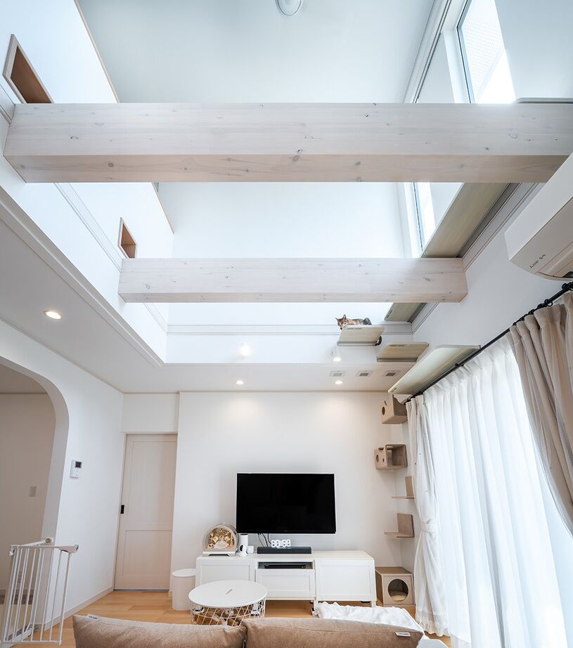 石井工務店 吹抜けと回遊導線で家族と猫が心地よく繋がる高性能な家の建築実例画像7