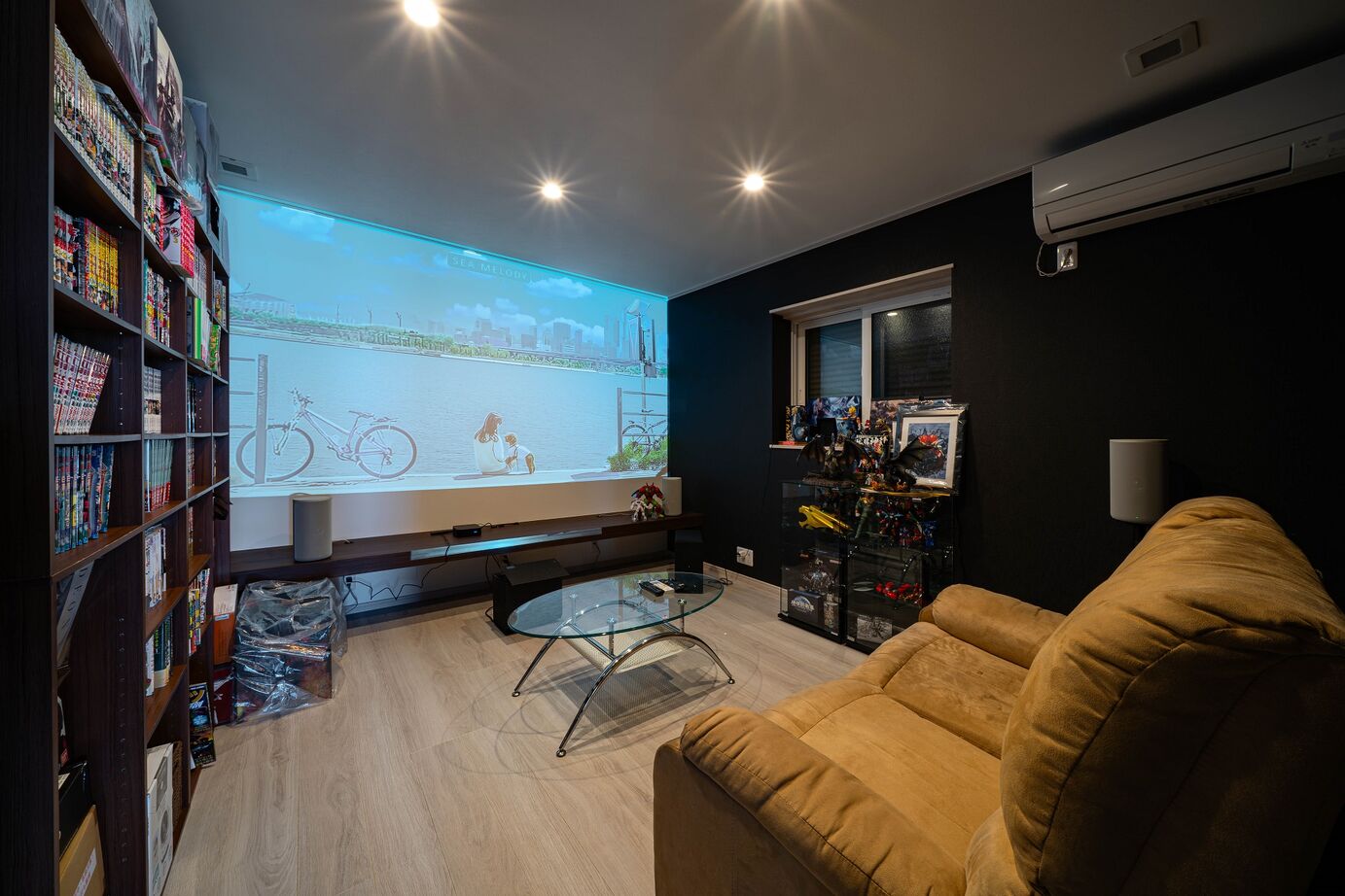 石井工務店 西海岸風のセカンドリビングとシアタールームのある住まいの建築実例画像5