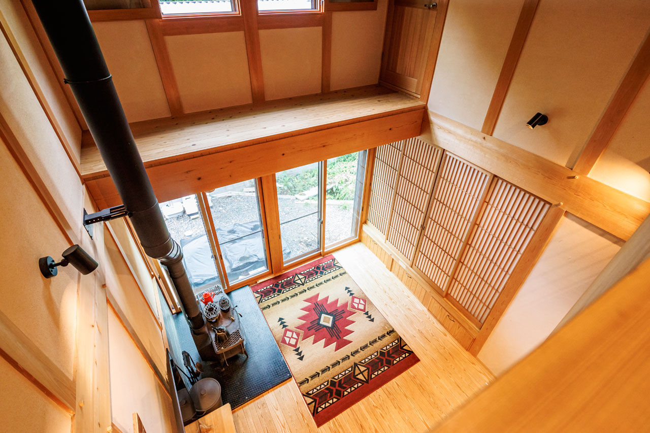 加藤建築 【三重県｜木組み×55坪×吹抜け｜間取り有】伝統構法で間取りは今ドキ。4人の子ども達が健やかに暮らす家の建築実例画像8