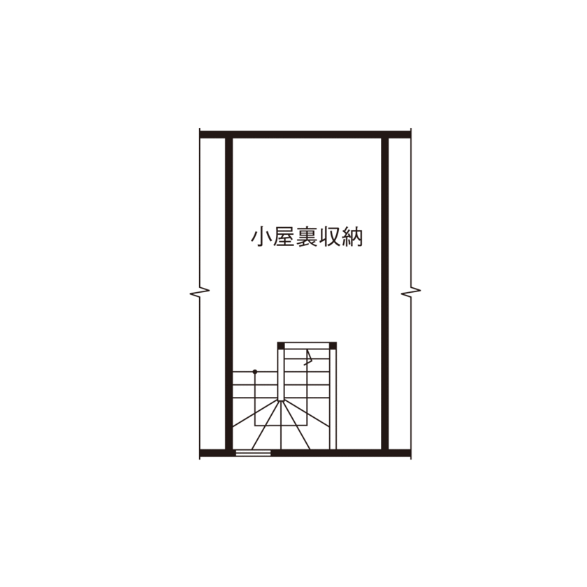 ＭＯＫ　ＨＯＵＳＥ　（ポラスグループ） 【1000万円台/ローコスト/20坪台】どこにいても家族の気配を感じ取れる、理想の間取りを叶えた家の間取り図（4LDK）小屋裏収納