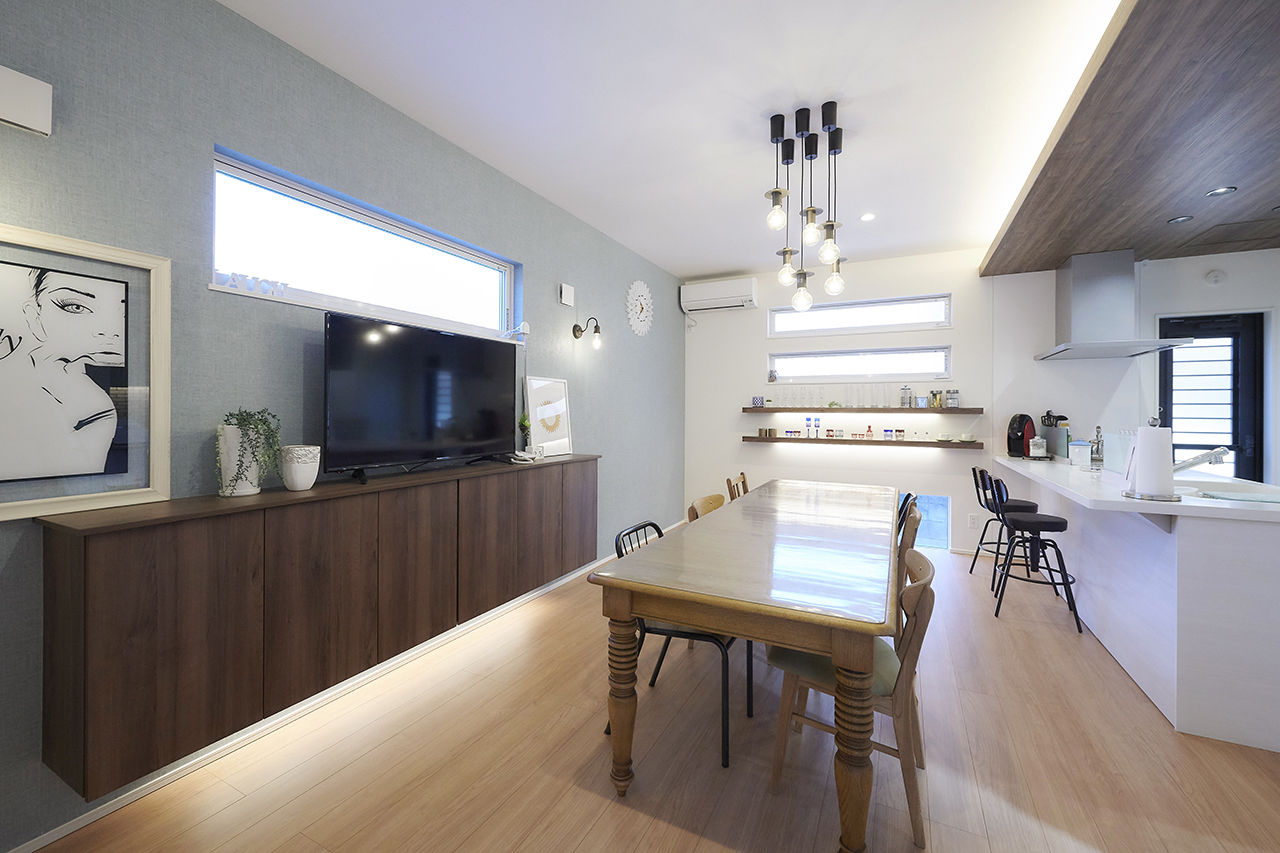 ＭＯＫ　ＨＯＵＳＥ　（ポラスグループ） 【1000万円台/ローコスト/20坪台】どこにいても家族の気配を感じ取れる、理想の間取りを叶えた家の建築実例画像2