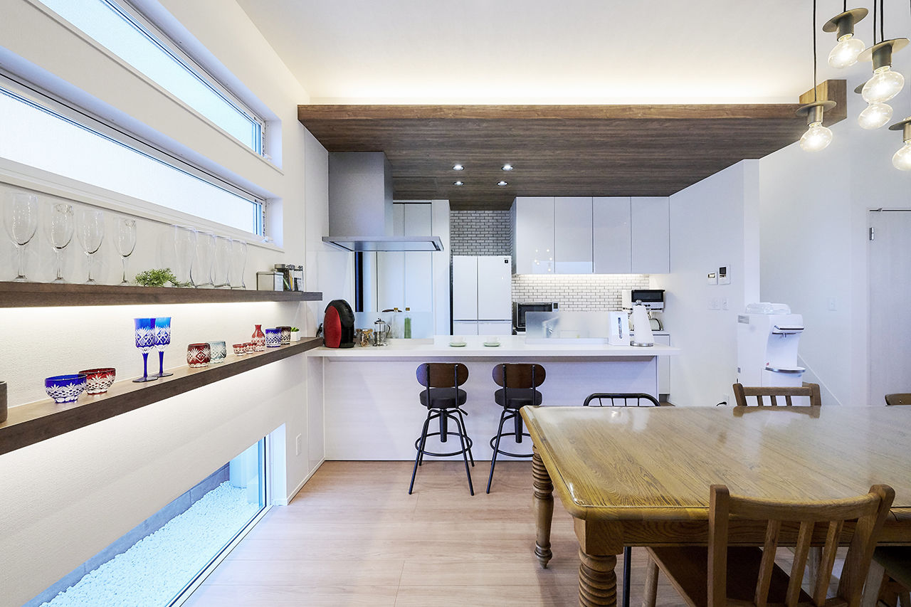 ＭＯＫ　ＨＯＵＳＥ　（ポラスグループ） 【1000万円台/ローコスト/20坪台】どこにいても家族の気配を感じ取れる、理想の間取りを叶えた家の建築実例画像3